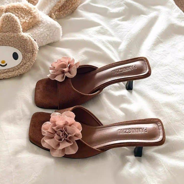 Floral One-Strap Sandal Slippers For Women, New 2026 Summer