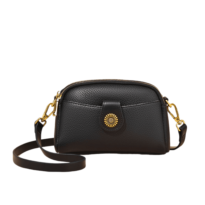 Comfy Soft Leather Women's Bag - Spring Summer New Flip Zipper