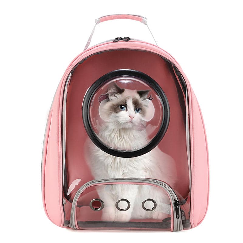 Fashion Transparent Pet Bag - Cat And Dog Travel Backpack Bags