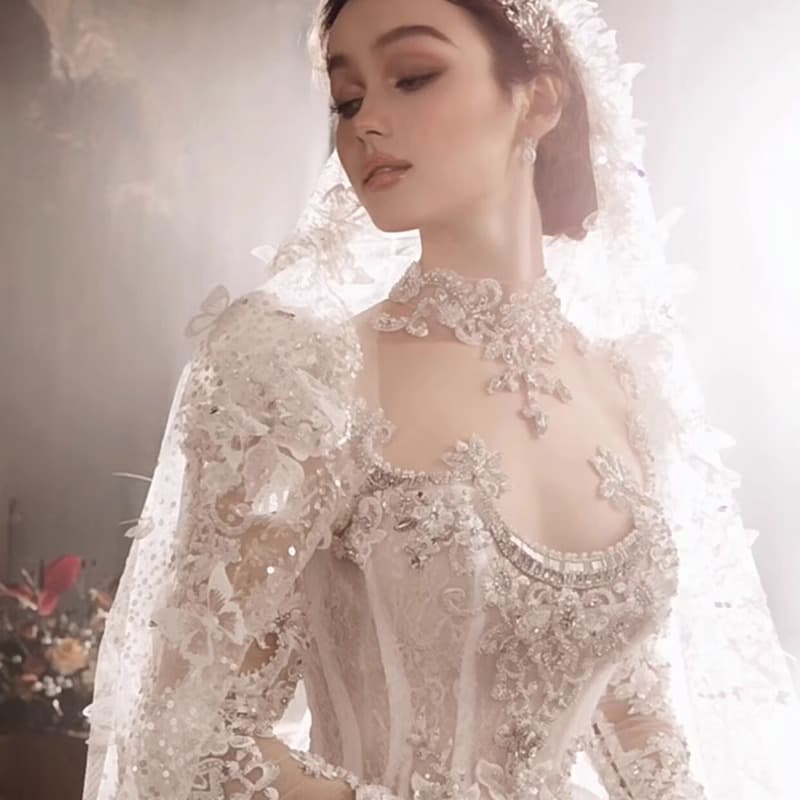 Heavy Industry European-style Royal Court Princess Large Tail