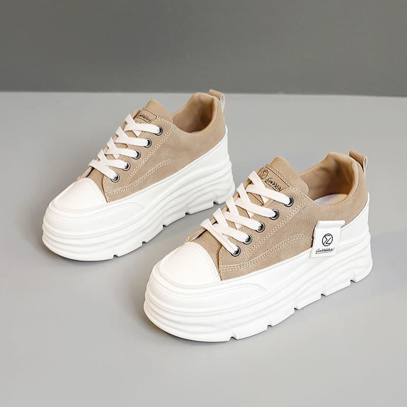 Hidden-Heel Thick-Soled Durable All-Match Breathable Sneakers