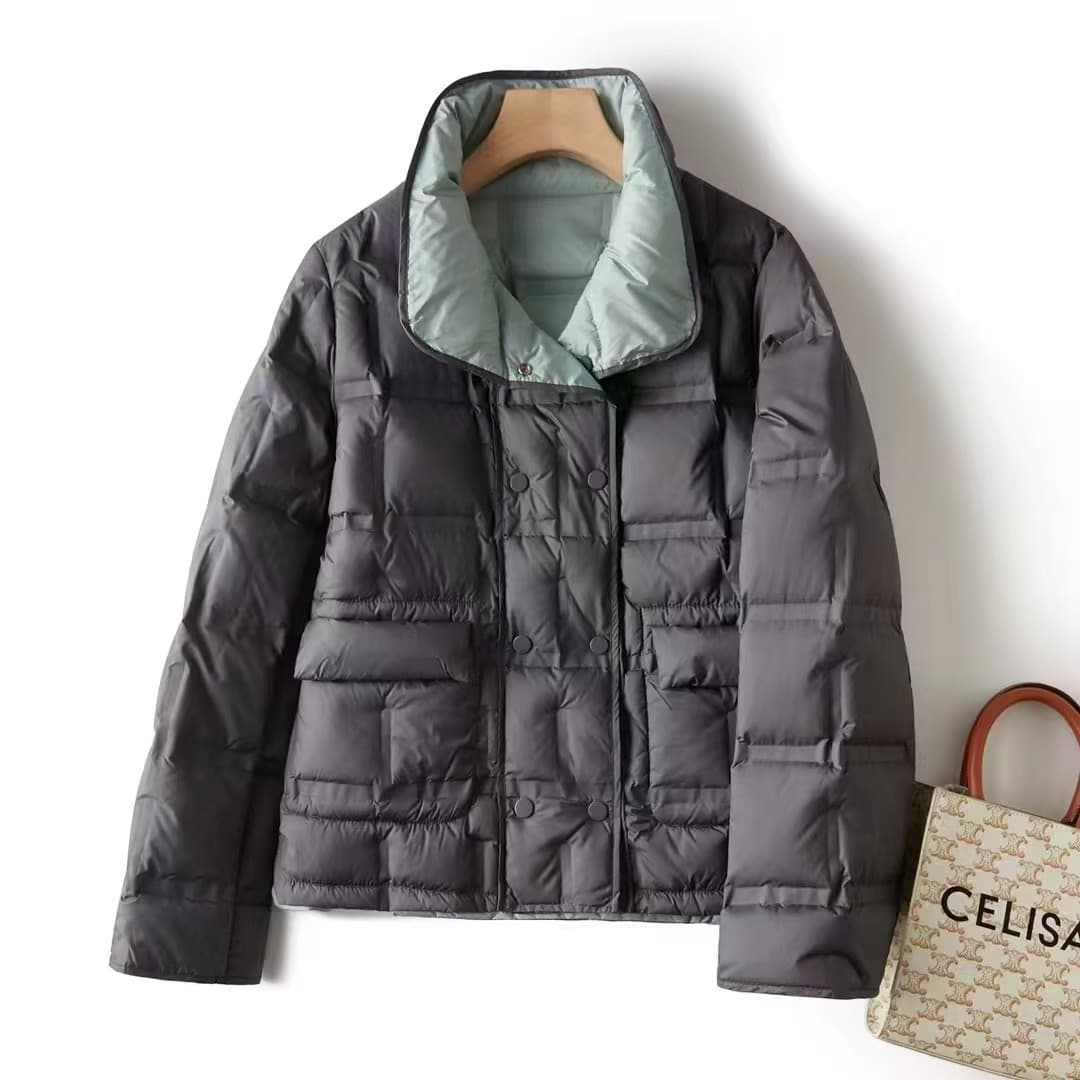 Sophisticated Double-sided Stylish Collar Jacket With A